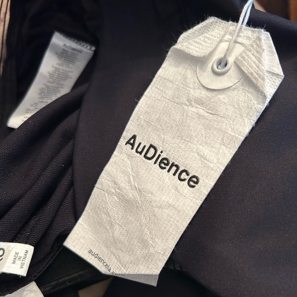 NWT AuDience Women’s Black Mesh Leggings- Black/ Size X-Small - Picture 6 of 9